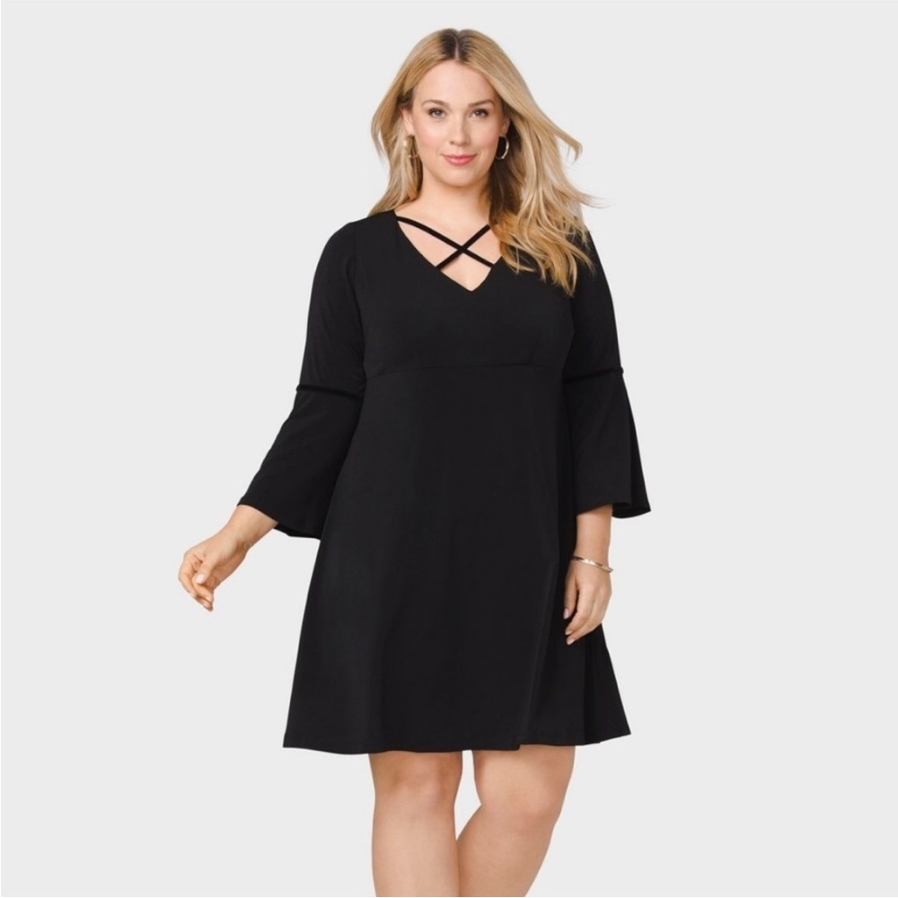 Ashley Graham Beyond Black Dress Size 14w - Picture 2 of 11